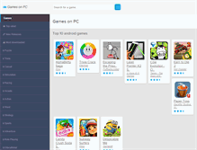 Tablet Screenshot of gamesonpc.net